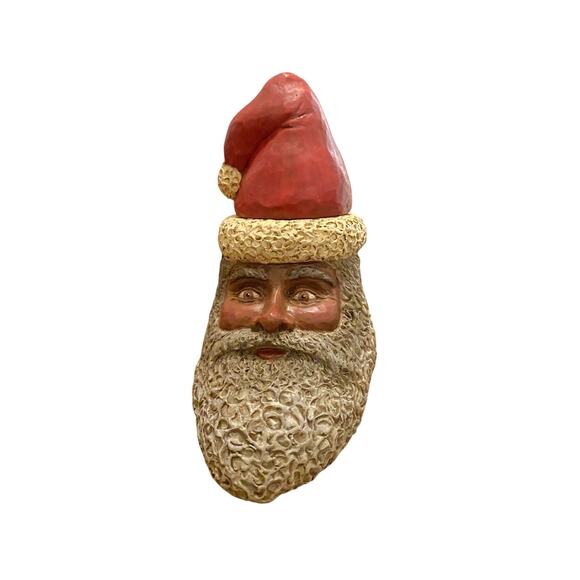 Kurt Adler Christmas Resin Old World Santa Candle Holder Or Table Top Decor - Picture 1 of 12